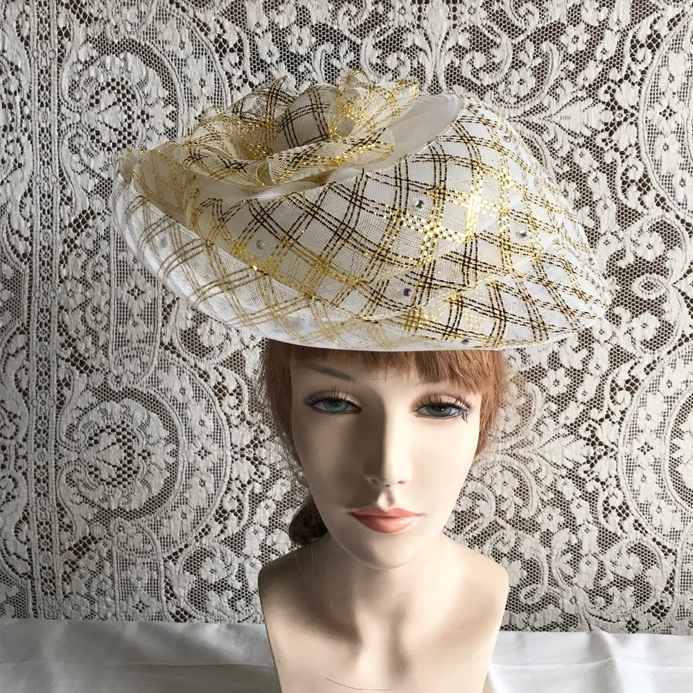 Vintage Summer Church Hat Kentucky Derby
